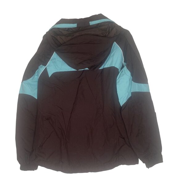 Columbia Interchange Jacket Womens M Hooded Nylon Windbreaker Water Resistant - Picture 3 of 10